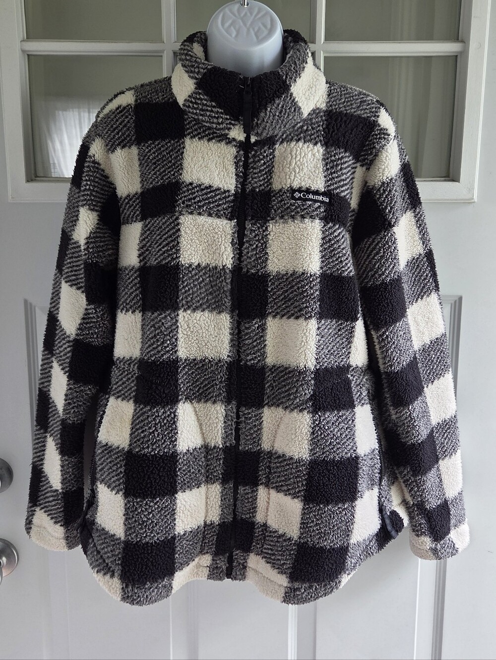 Columbia Buffalo Plaid Fleece Jacket | Sz. Large